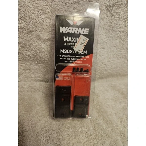 Warne Maxine M902902M Weaver Style Base Savage Matte Black