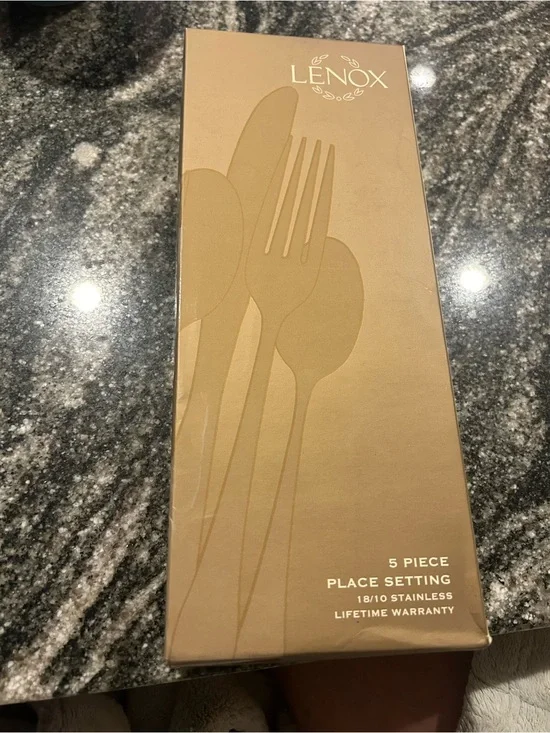 Lenox 5-Piece Place Setting Flatware - new unopened with seal