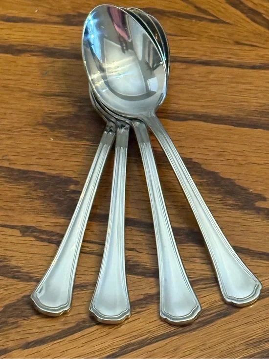 Reed & Barton ARLINGTON NEWTON 4 Teaspoons Stainless Flatware 6 3/8” NEW