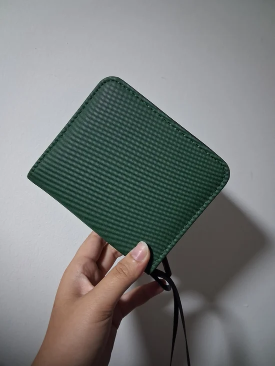 Forest Green Compact Zip Wallet