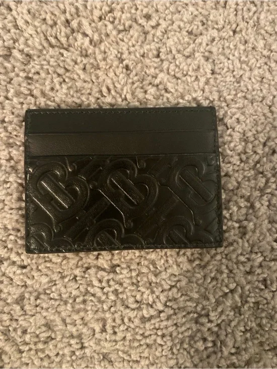 Burberry Monogram Card Case Black