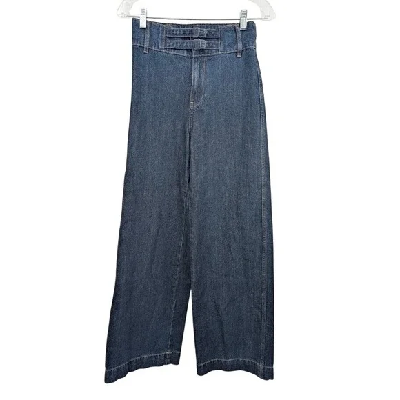 We‎ the Free Wide Leg Denim Jeans high rise Women's 24