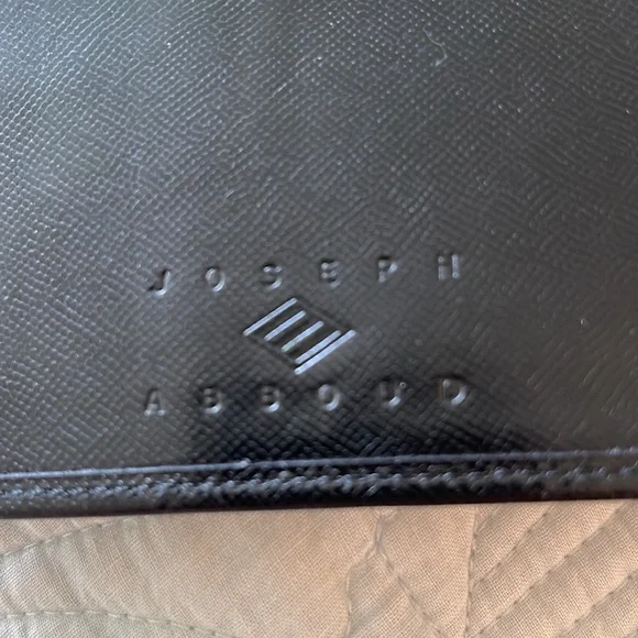 Joseph Abboud Black Leather billfold