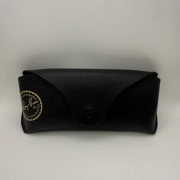 Ray-Ban Sunglasses Leather Case ONLY  Black