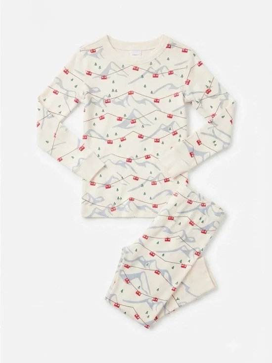Hanna Andersson Ski Slope Pajama Set | Size 10