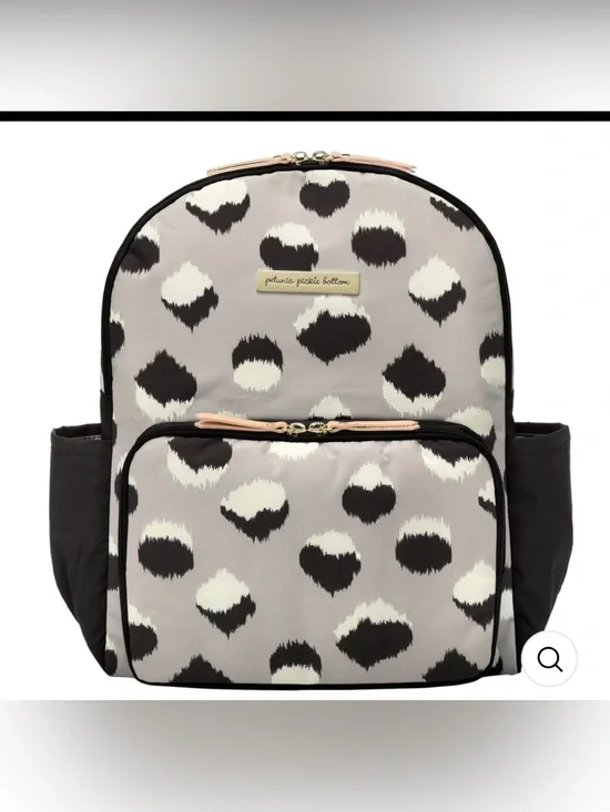 NEW Petunia Pickle Bottom District Backpack Diaper Bag in Inkblot Ikat
