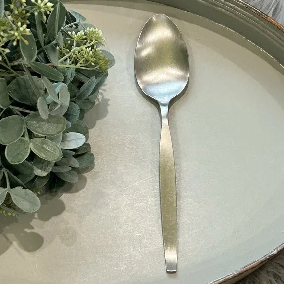 Oneida Community Frostfire Solid Serving Spoon Flatware‎ Piece