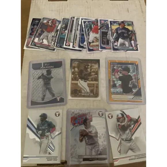 2024 Topps Pristine Chrome Donruss Bowman Lot Brooks Robinson Hank Aaron