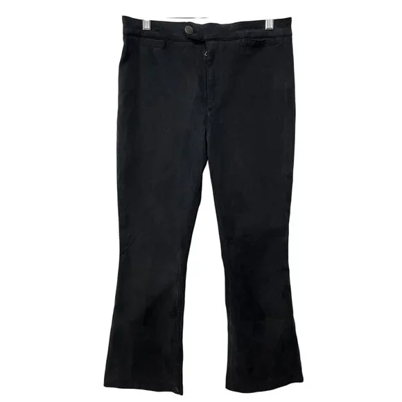 Free People‎ Kick Flare Tencel Blend  Cropped Pants Size 10