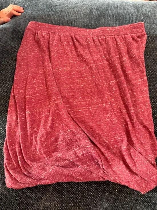 Free People Heathered Raspberry Crop Top
