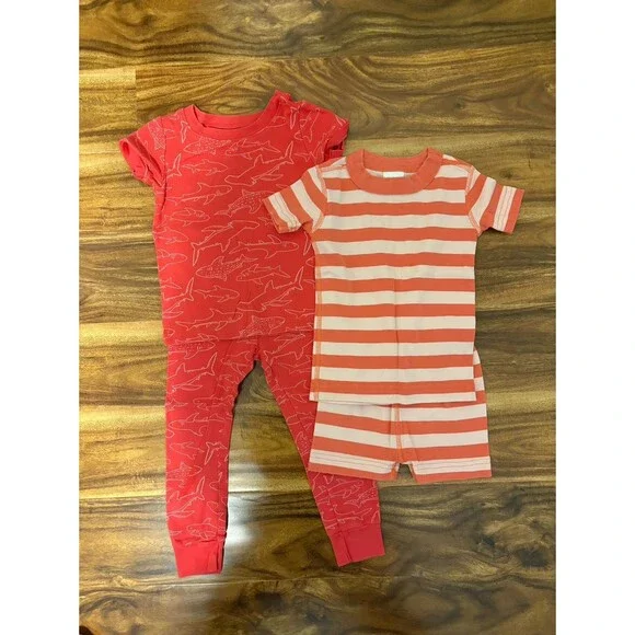 Pink and Coral Pajama Bundle, Size 3T