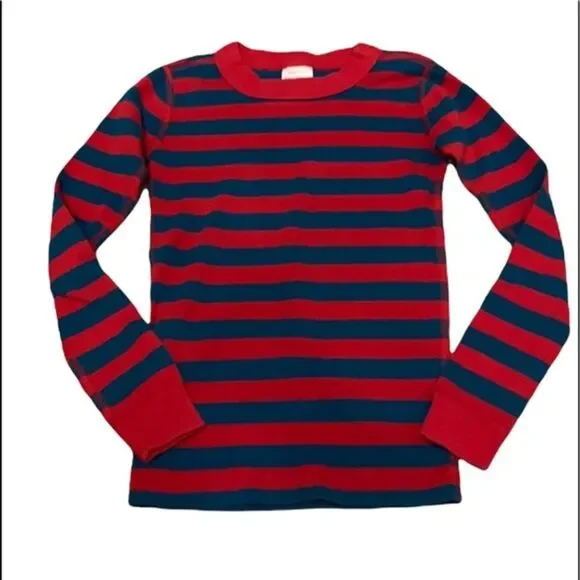 Hanna Andersson Striped Long Sleeve T-shirt Tee Top Size 120