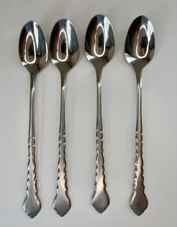 Oneida Cello Ice Tea Spoon Set of 4 (Set 1)