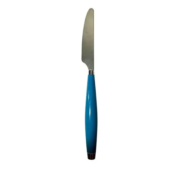 FIESTA dinner knife single Hostess Flatware Utensil Fiestaware BLUE Silverware