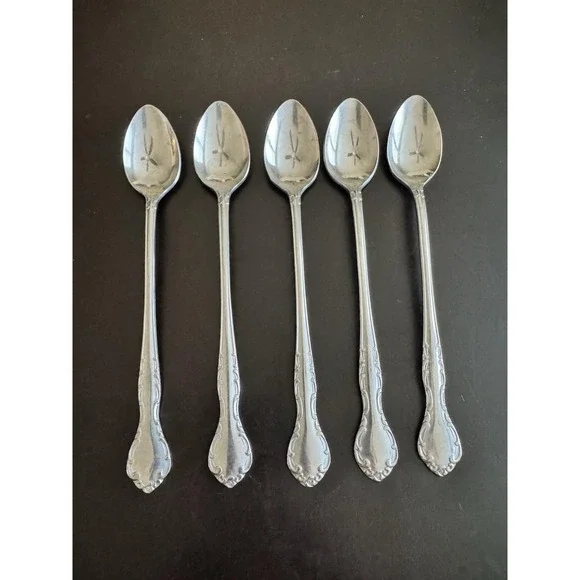 Queens‎ Court Japan Stainless ICED TEASPOON LOT OF 5