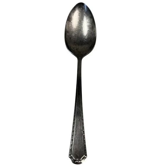 Oneida Serving Spoon Elaine Silver Plated‎ Tudor Plate Vintage Flatware Ornate