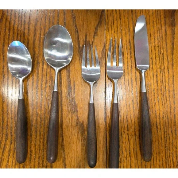 Lauffer Towle Palisander Vintage Flatware Place Setting MCM 5 pc.