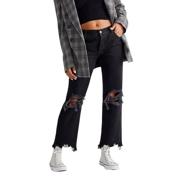 FREE PEOPLE Maggie Straight Leg‎ Jeans