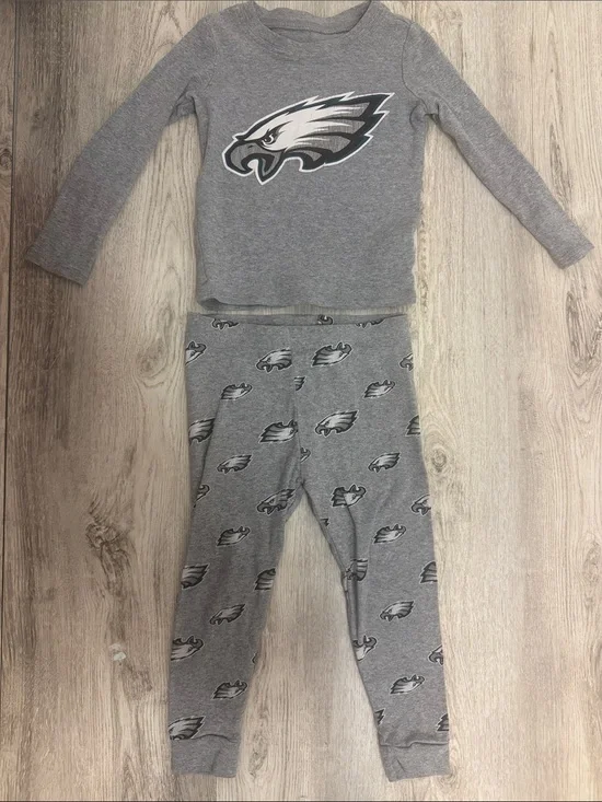Kids Philadelphia Eagles  Long-Sleeve Pajama Set