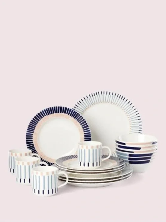 kate spade new york Brook Lane Place Setting Dinnerware, Set of 4