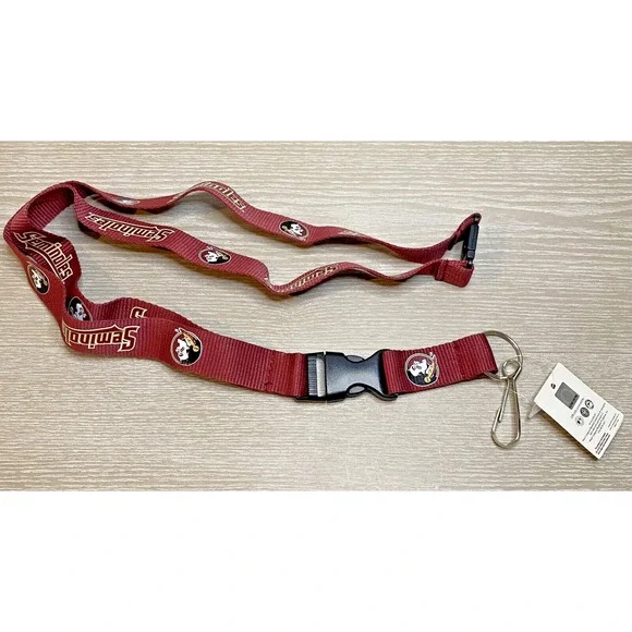Florida State Seminoles FSU Noles Officially Licensed NCAA Lanyard Keychains NWT