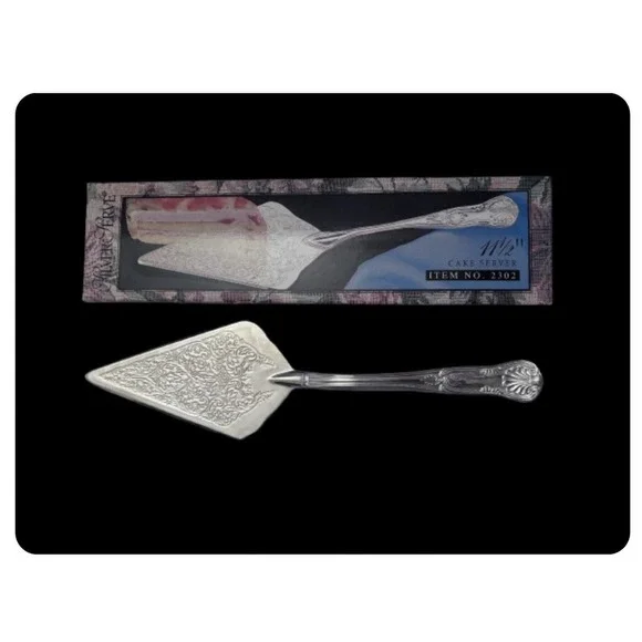 Cake Server by Silver Serve silver‎ plate new in box 11.5 inches