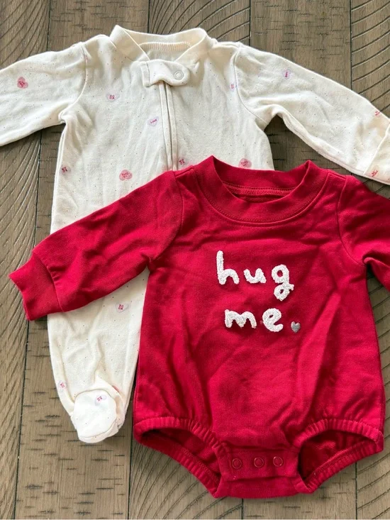 Baby Girl Bundle | Hug Me Bodysuit + Footie Sleeper