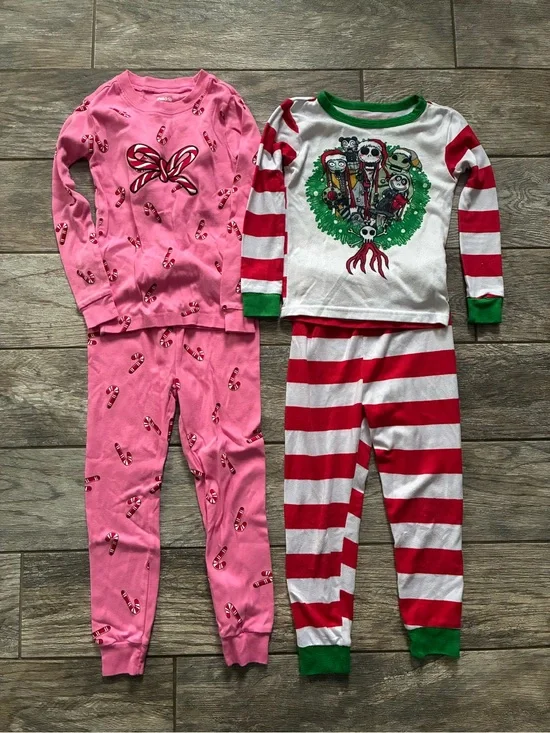 Girls Holiday Pajama Bundle Size 6