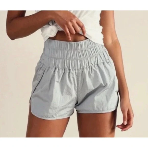 Free People FP‎ Movement Shorts Athletic Sz Small Gray 