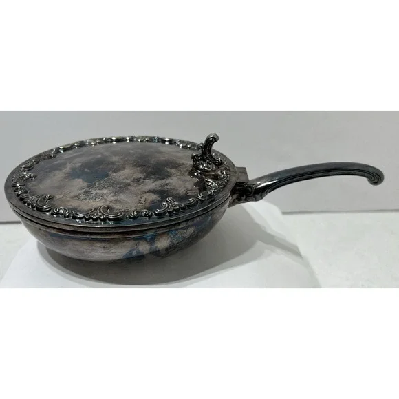 Alpacca Mexico Silver Plate Silent Butler Ornate‎ Original Alt Heidelberg