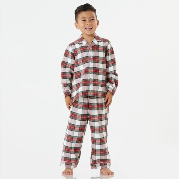 Pottery Barn Kids Plaid Flannel Pajama Pants
