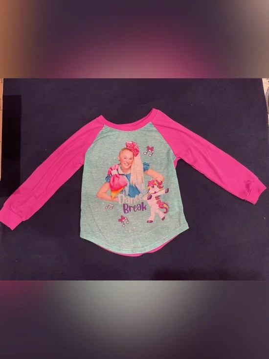 Nickelodeon JoJo Siwa Girls Pajama Top Size 6