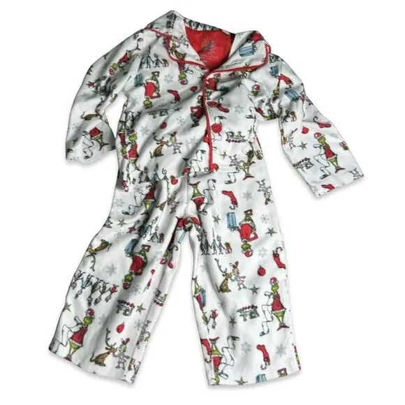 The Grinch 2pc Pajama Set 12M | Dr. Seuss Christmas | Cindy Lou Who