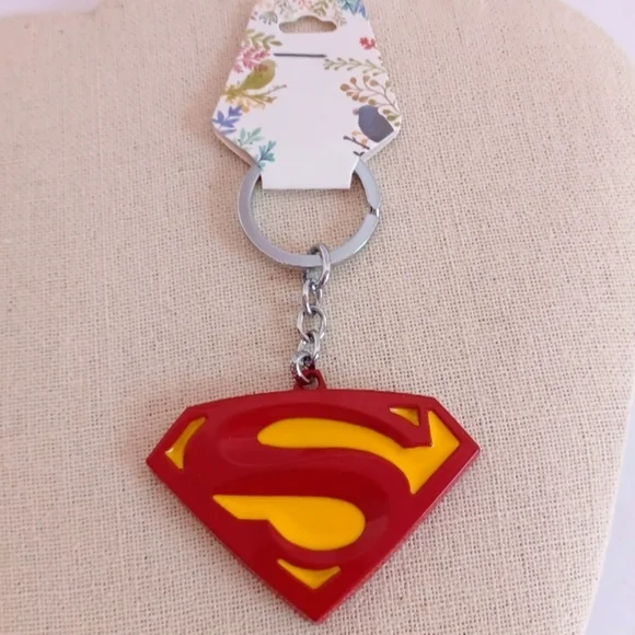 DC Comics SUPERMAN LOGO Justice League Key Chain