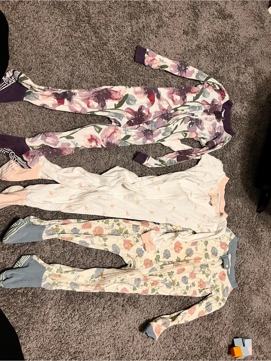 Burt's Bees Baby Footed Pajamas 24 m