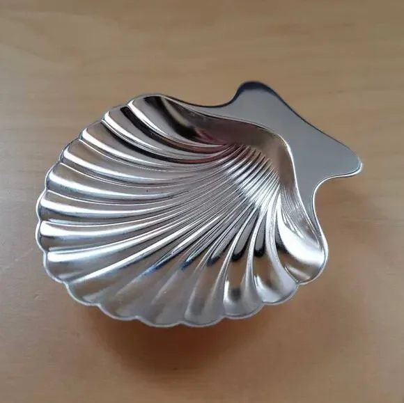 Tiffany & Co Clam Sea Shell Dish Sterling Silver Footed Collectible Decor