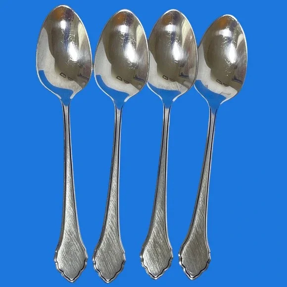 4 Oneida Summer Mist Autumn Glow Teaspoons 6
