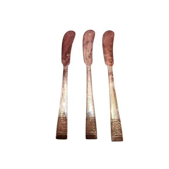 National Silver Co Calvalcade Butter Spreaders Set of 3 Silverplate 5.75