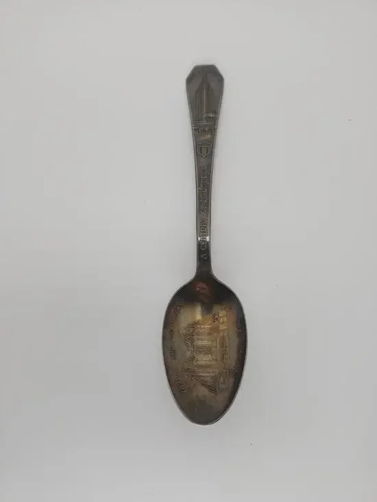 1933 Century of Progress Chicago Worlds Fair Spoon Hall of Science Silver Plate