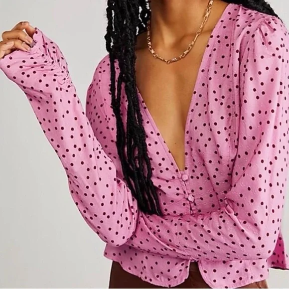 Free People Maye Printed Top‎ Large