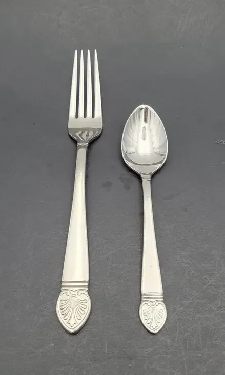 Vintage Lenox Hannah Forks & Tea Spoon Silverware Stainless From 1999