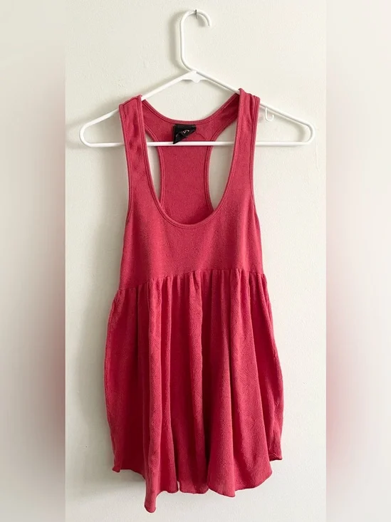 🦊 Vintage Free People Racerback Babydoll Tank 🦊