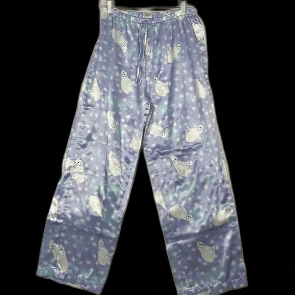 Pajama Bottoms / Lounge Pants, Elastic Waist, Large (Girls)