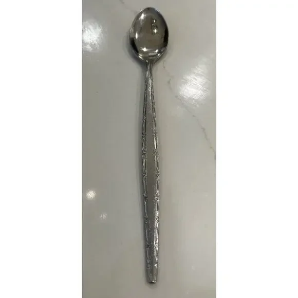 Vtg Hull Melina Stainless Steel Solid Long Tea‎ Spoon 7