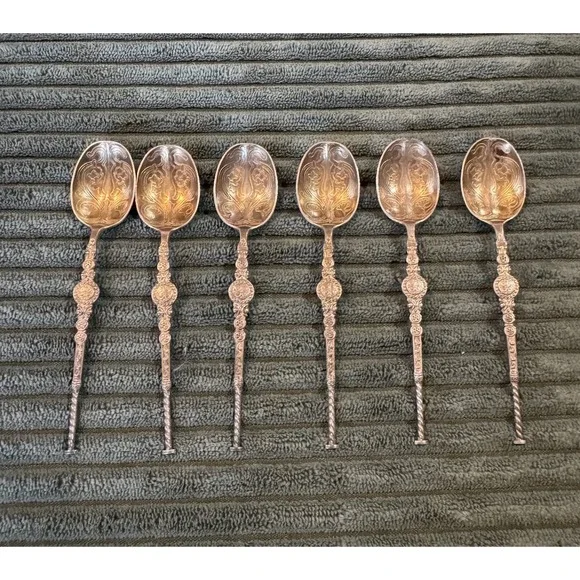 Queen Elizabeth II Gilt Coronation/Anointing Spoon Set‎