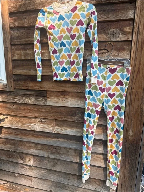 Hanna Anderrson pajamas organic  cotton heart print