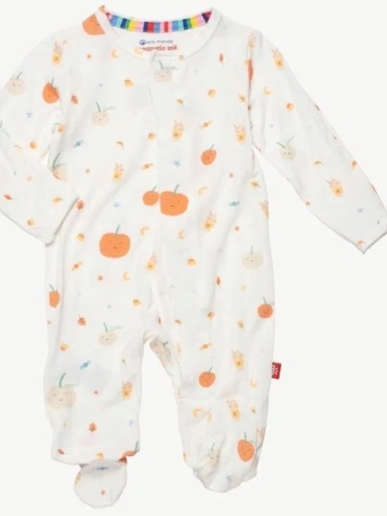 Magnetic Me Footed Pajamas Pumpkin Spice