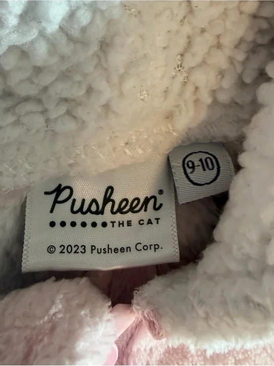 Pusheen Plush Pink Fleece Hooded Onesie - Slim Fit