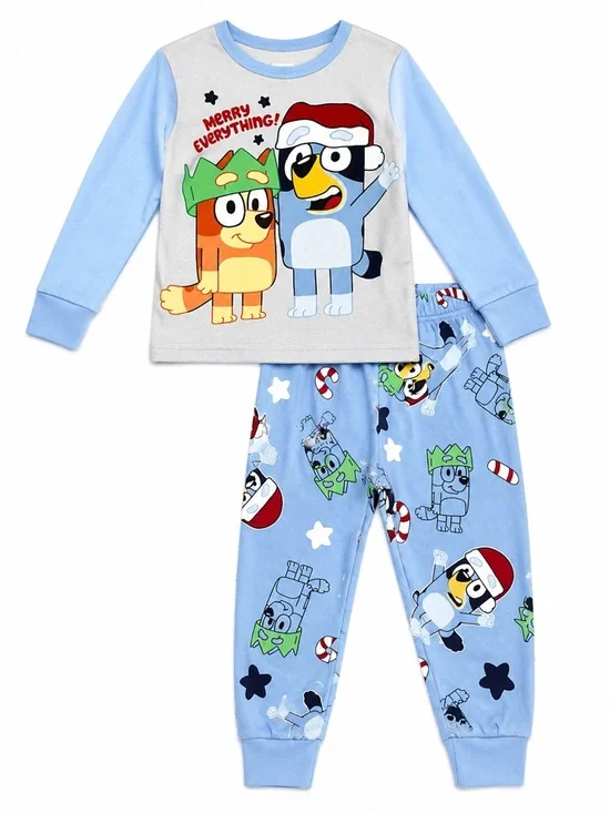New - Bluey Christmas Pajama Set | Size 2T | Merry Everything! | Nordstrom