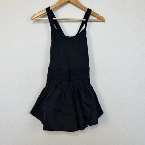Free‎ People FP Movement The Way Home Skortsie Women's Small Black Activewear